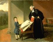 Johann Zoffany, The Reverend Randall Burroughs and his son Ellis